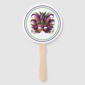 Mardi Gras Fächer (Vorderseite)