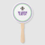 Mardi Gras Fächer (Rückseite)