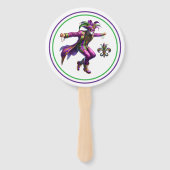 Mardi Gras Fächer (Vorderseite)
