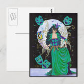 Mardi Gras Fairy Postkarte (Vorne/Hinten)