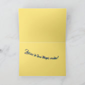 Mardi Gras Faltkarte Feiertagskarte (Innenseite)