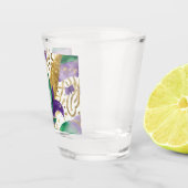Mardi Gras Farben Cooler Schnapsglas (Rechts)