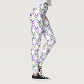 Mardi Gras farbenfrohe Perlen Leggings (Rechts)