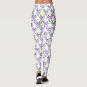Mardi Gras farbenfrohe Perlen Leggings (Rückseite)
