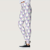 Mardi Gras farbenfrohe Perlen Leggings (Links)