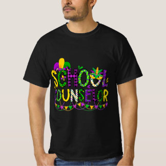 Mardi Gras Fat Bead Tuesd, Schulberater von Leopar T-Shirt