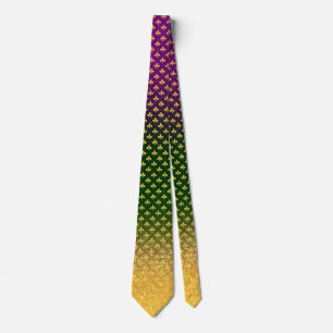 Mardi Gras Fat Dienstag Corporate Necktie Krawatte
