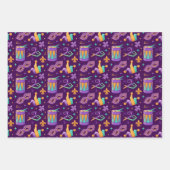 Mardi Gras Fat Dienstag Karneval Geschenkpapier Set (Vorderseite)