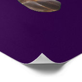 Mardi Gras Feather und Metallmaske Poster (Ecke)