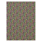 Mardi Gras Feder Muster Tischdecke (Vorderseite)
