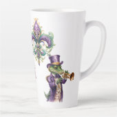 Mardi Gras-Feier Keramik-Latte-Mug Milchtasse (Rechts)