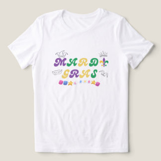 Mardi Gras Feier Liebes T-Shirt Tri-Blend Shirt