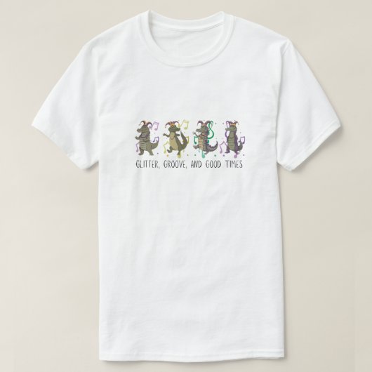 Mardi Gras Feier T-Shirt (Design vorne)
