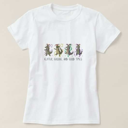 Mardi Gras Feier T-Shirt (Design vorne)