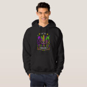Mardi Gras Festival Mask Beads Let The Shenanigans Hoodie (Vorne ganz)