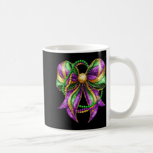 Mardi Gras Festival New Orleans Fleur De Lis Coque Kaffeetasse (Rechts)