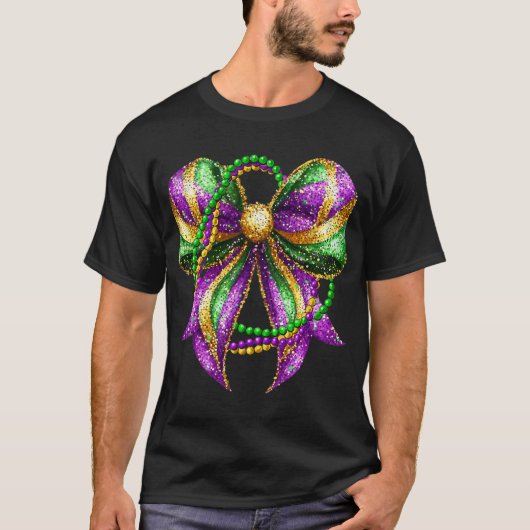 Mardi Gras Festival New Orleans Fleur De Lis Coque T-Shirt (Vorderseite)