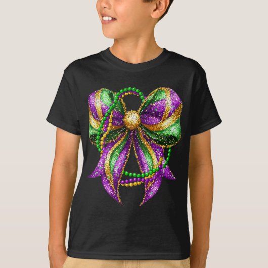 Mardi Gras Festival New Orleans Fleur De Lis Coque T-Shirt (Vorderseite)