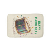 Mardi Gras Festive Drum Badematte (Vorderseite)