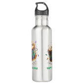 Mardi Gras Festive Drum Edelstahlflasche (Rückseite)