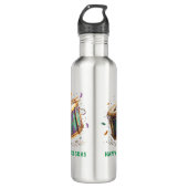 Mardi Gras Festive Drum Edelstahlflasche (Vorderseite)