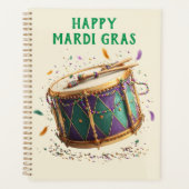 Mardi Gras Festive Drum Planer (Vorderseite)