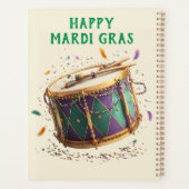 Mardi Gras Festive Drum Planer (Rückseite)