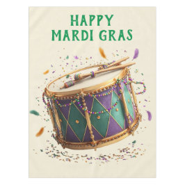 Mardi Gras Festive Drum Tischdecke