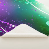 Mardi Gras Festive Purple Background Sherpadecke (3/4)