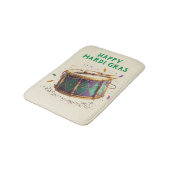 Mardi Gras Festtrommel Badematte (Schrägansicht)