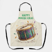 Mardi Gras Festtrommel Schürze (Vorderseite)