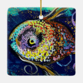 Mardi Gras Fish Ornament (Rückseite)