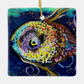 Mardi Gras Fish Ornament (Vorderseite)