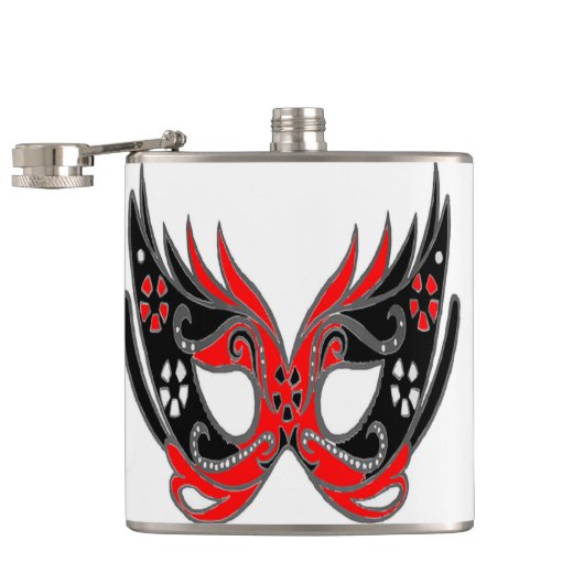 Mardi Gras Flachmann (Geöffnet)