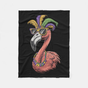 Mardi Gras Flamingo Es ist Mardi Gras Yall Costume Fleecedecke