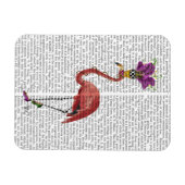 Mardi Gras Flamingo Full Magnet (Horizontal)