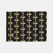 Mardi Gras Fleece Blanket für Rollstuhlfahrer (Vorderseite (Horizontal))