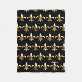 Mardi Gras Fleece Blanket für Rollstuhlfahrer