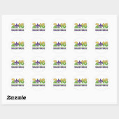 Mardi Gras Fleur-de-Lis 2016 Sticker (Blatt)