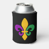 Mardi Gras Fleur De Lis Dosenkühler (Kanne Rückseite)