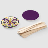 Mardi Gras fleur-de-lis  Fächer (Non-assembled)