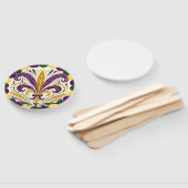 Mardi Gras fleur-de-lis Fächer (Non-assembled)