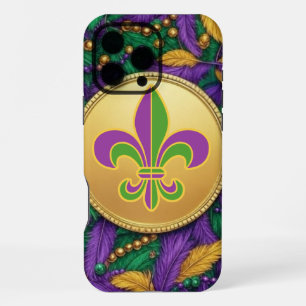 Mardi Gras Fleur de lis iPhone 16 Pro Max Hülle