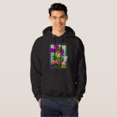 Mardi Gras Fleur De Lis Mardi Gras Carnival Jester Hoodie (Vorne ganz)