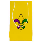 Mardi Gras fleur-de-lys kleine Geschenktasche Geschenktüte (Vorderseite)