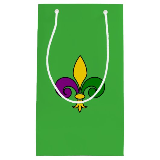 Mardi Gras fleur-de-lys Kleine Geschenktüte (Vorderseite)