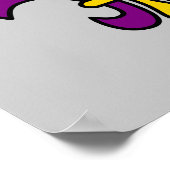 Mardi-Gras-Fleur-de-lys Poster (Ecke)