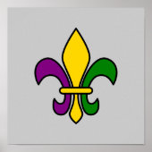 Mardi-Gras-Fleur-de-lys Poster (Vorne)