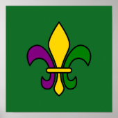 Mardi-Gras-Fleur-de-lys Poster (Vorne)