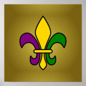 Mardi-Gras-Fleur-de-lys Poster (Vorne)